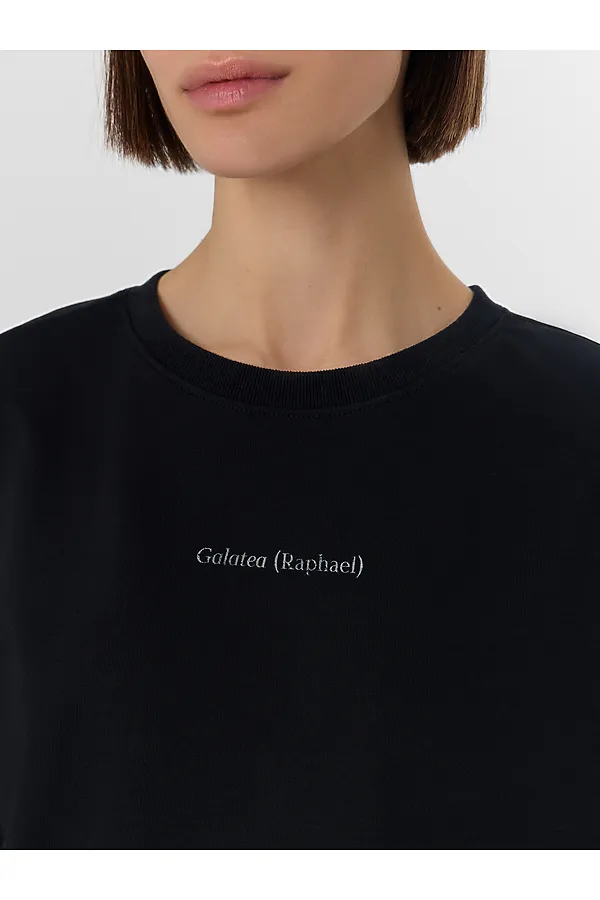 Футболка женская MARK FORMELLE, черный +печать13 - фото 2