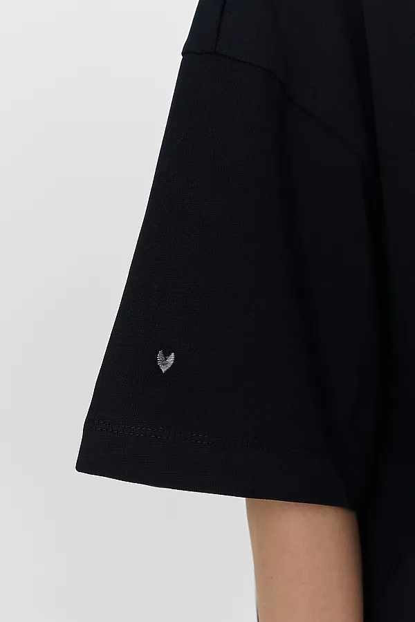 Футболка женская MARK FORMELLE, черный +печать13 - фото 2