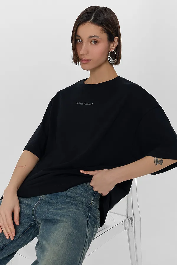 Футболка женская MARK FORMELLE, черный +печать13 - фото 2