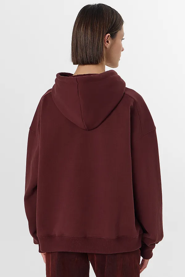 Худи женское MARK FORMELLE, ромовый изюм +печать - фото 2