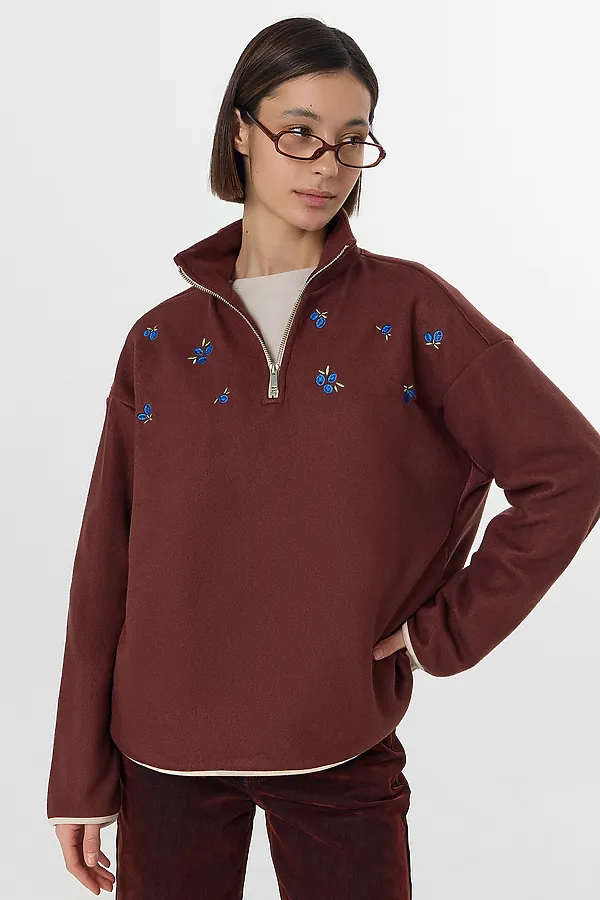 Толстовка женская MARK FORMELLE, ромовый - фото 2