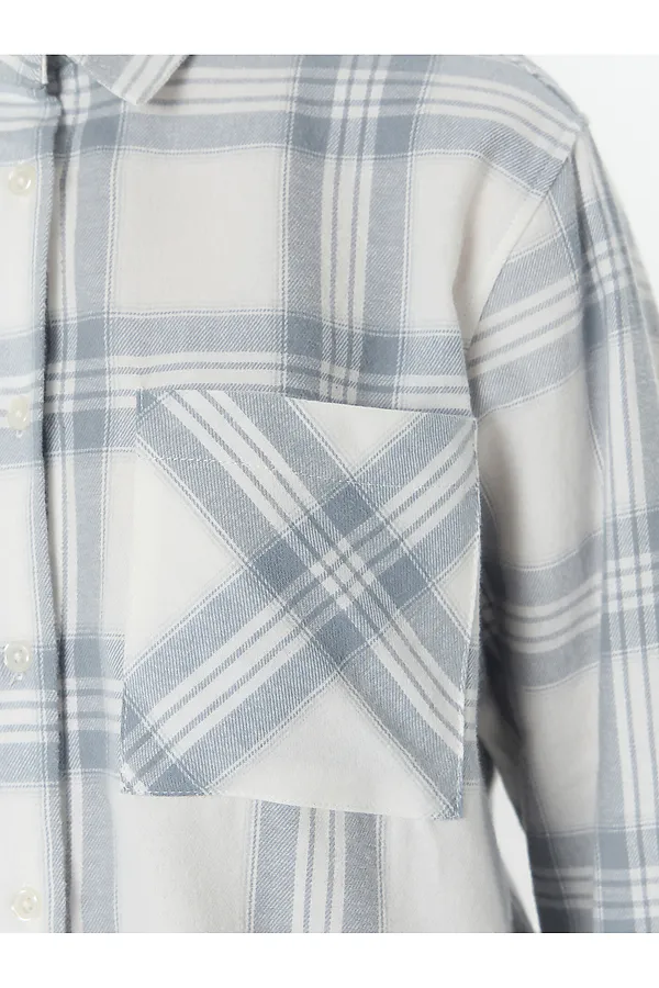 Рубашка женская MARK FORMELLE, серая клетка - фото 2