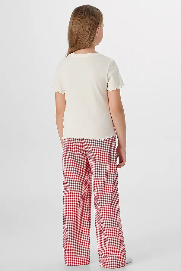 Одежда для дома MARK FORMELLE, св.молочный +красная клетка - фото 2
