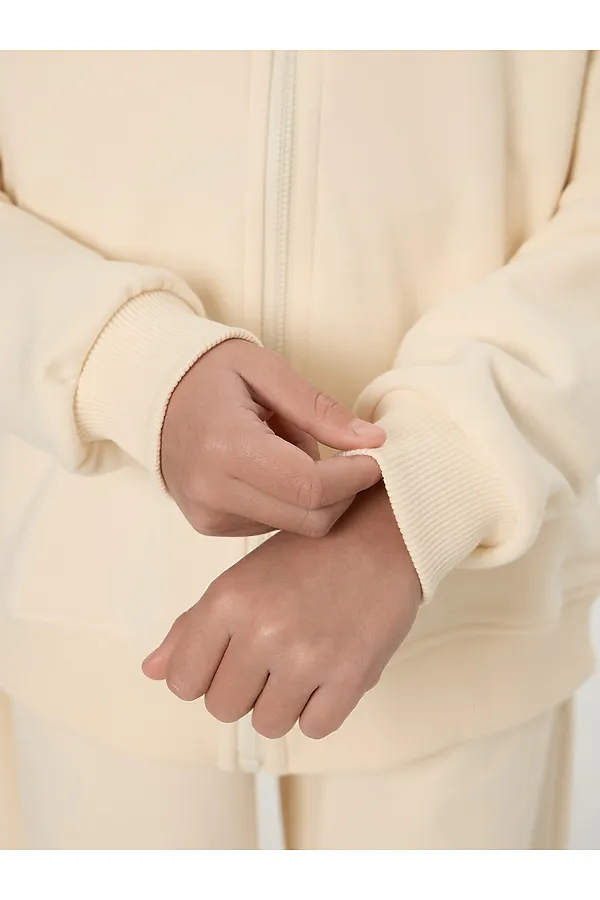 Толстовка для девочек MARK FORMELLE, пломбир +печать - фото 2