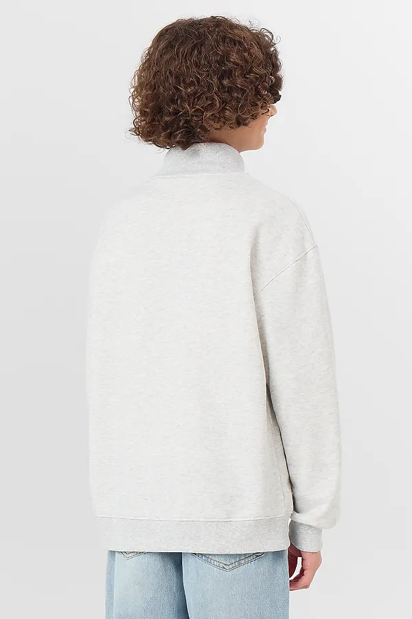 Толстовка для мальчиков MARK FORMELLE, серый меланж 4306-а +печать2 - фото 2