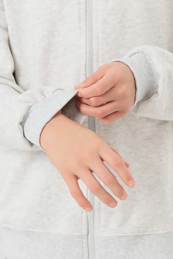 Толстовка для мальчиков MARK FORMELLE, серый меланж 4306-а +печать2 - фото 2