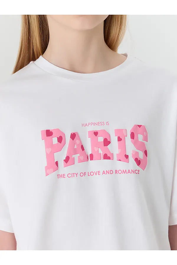 Комплект для девочек (футболка, шорты) MARK FORMELLE, белый +розовая полоска - фото 2