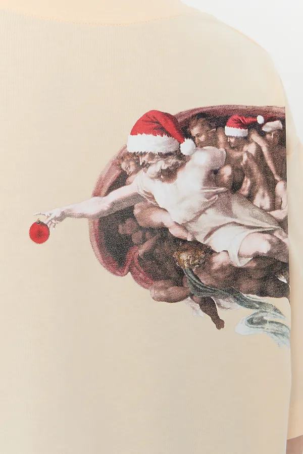 Футболка женская MARK FORMELLE, сливочное масло +печать - фото 2