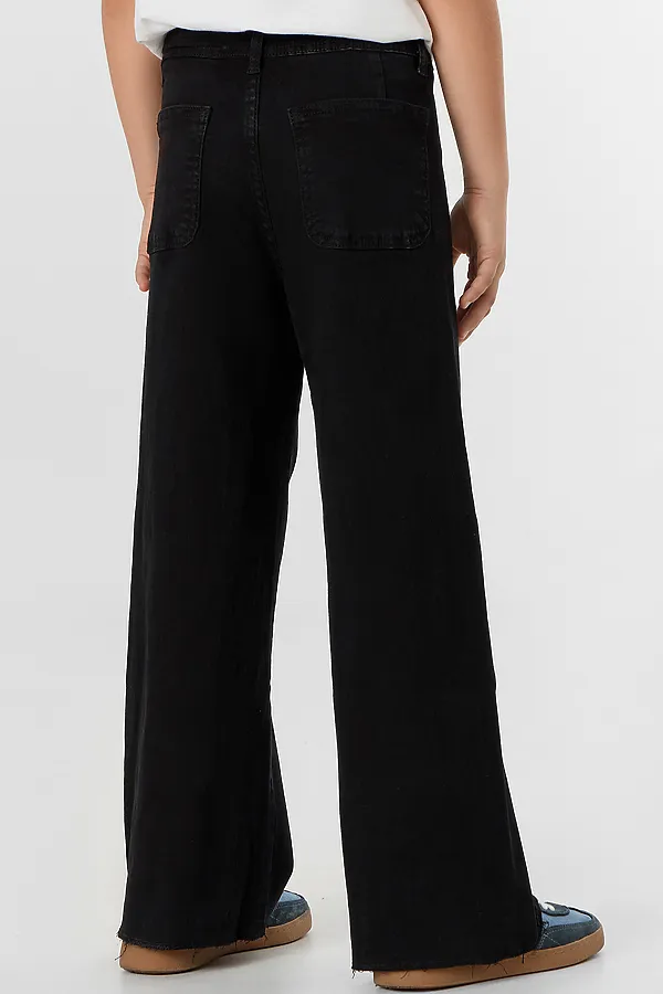 Брюки джинсовые для девочек MARK FORMELLE, черный - фото 2