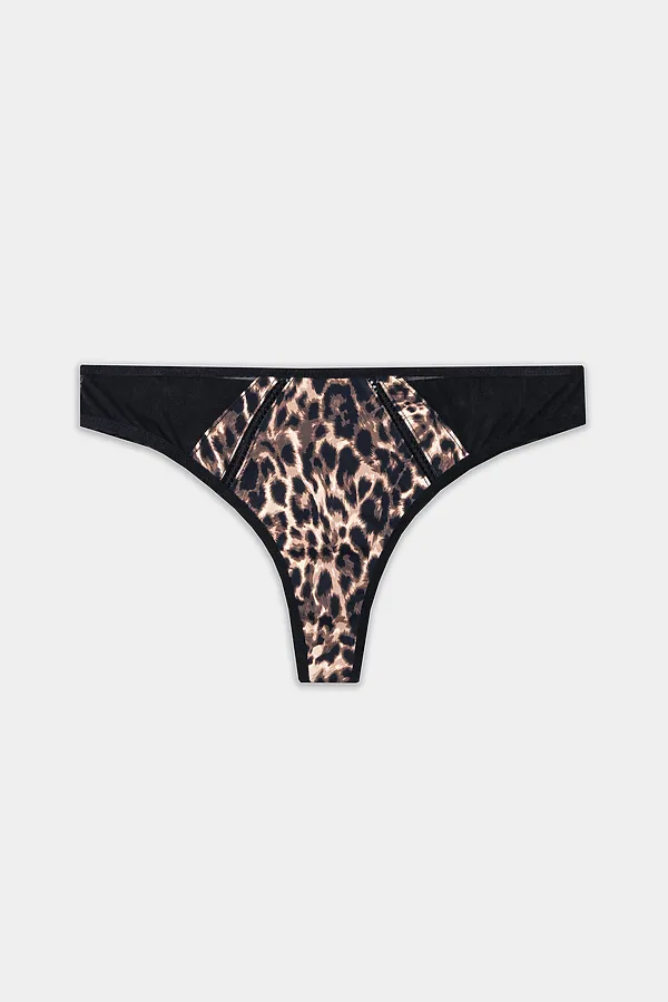 Трусы женские MARK FORMELLE, леопард на коричневом - фото 2