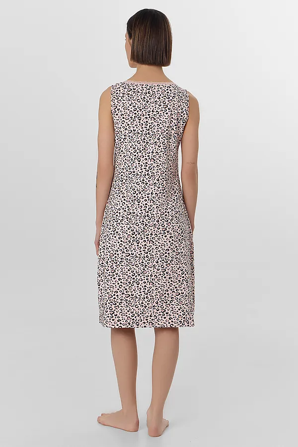 Сорочка ночная женская MARK FORMELLE, леопард на розовом - фото 2