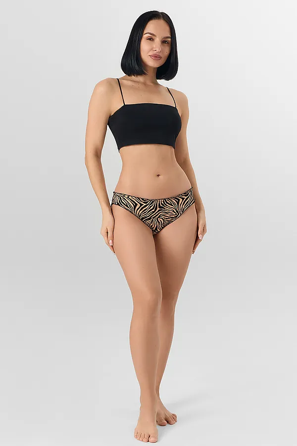 Трусы женские (3шт.) MARK FORMELLE, анималистичный принт на бежевом - фото 2