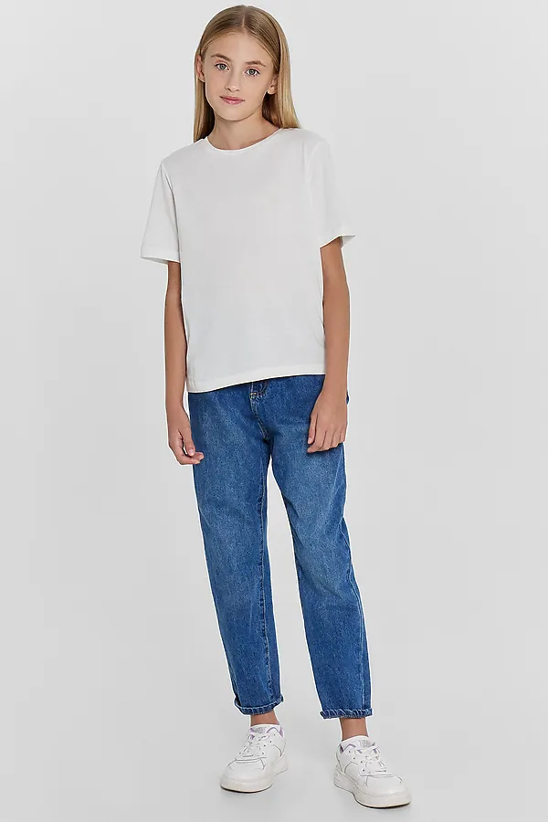 Футболка для девочек MARK FORMELLE, белый - фото 2