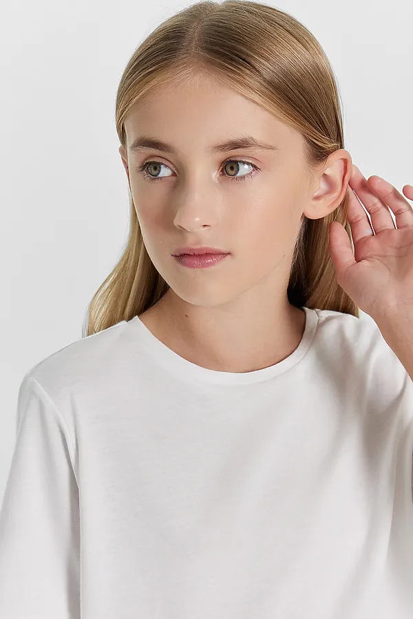 Футболка для девочек MARK FORMELLE, белый - фото 2