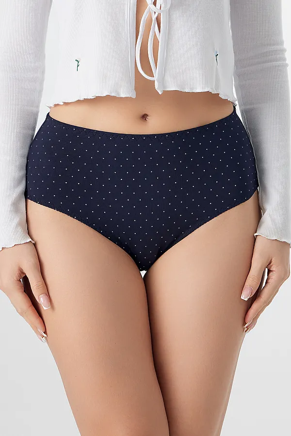 Трусы женские MARK FORMELLE, горошек на т.синем - фото 2