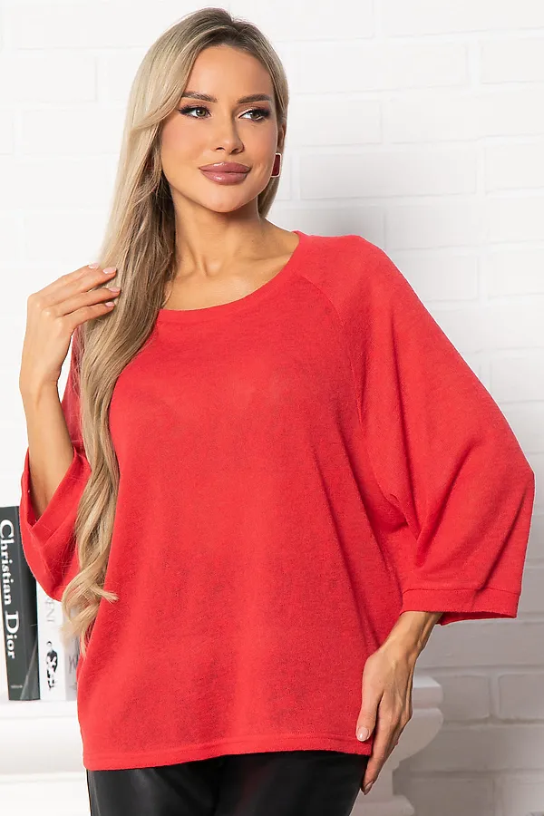 Блуза Океания LADY TAIGA, красная - фото 2