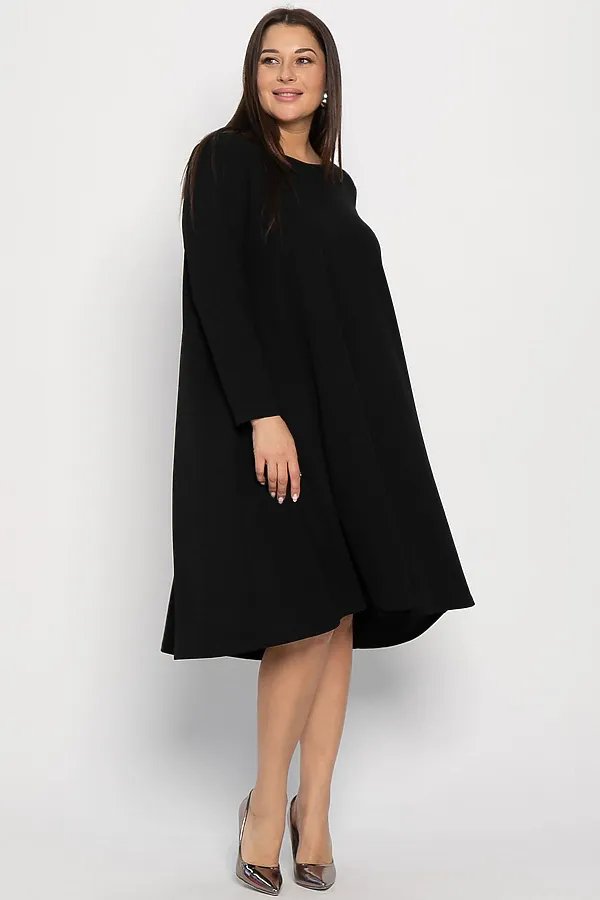 Платье Точка стиля LADY TAIGA, черное - фото 2