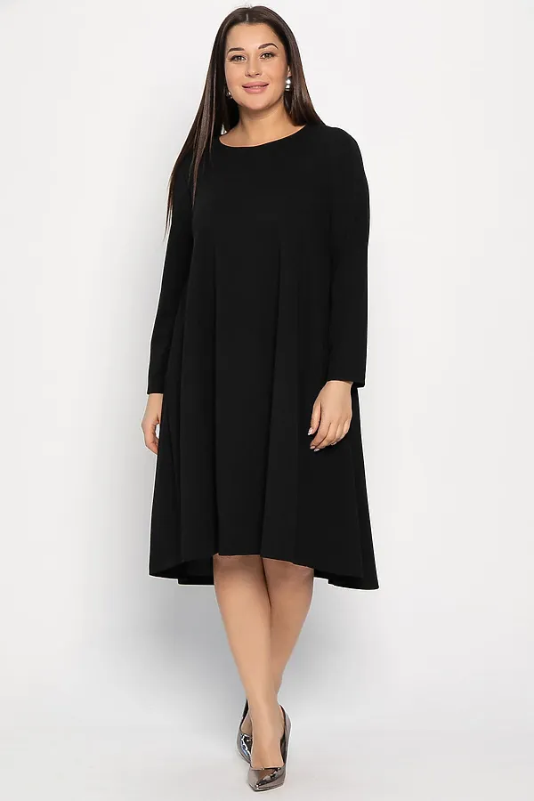 Платье Точка стиля LADY TAIGA, черное - фото 2