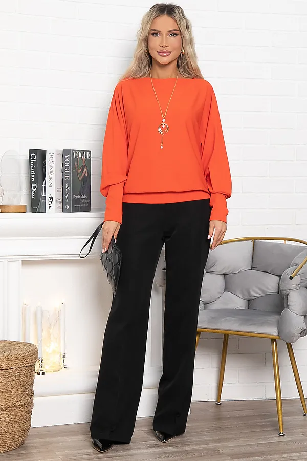 Блуза Муза LADY TAIGA, оранжевая - фото 2