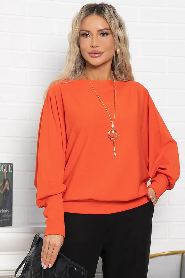 Блуза Муза LADY TAIGA, оранжевая - фото 2