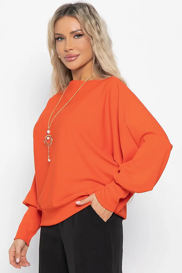 Блуза Муза LADY TAIGA, оранжевая - фото 2