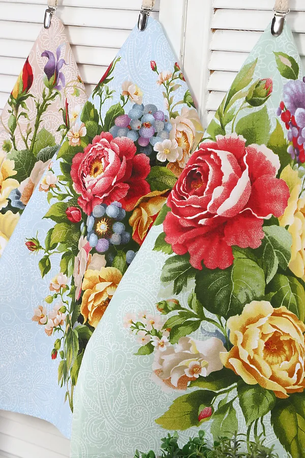 Полотенце 32596 НАТАЛИ, пионы - фото 2