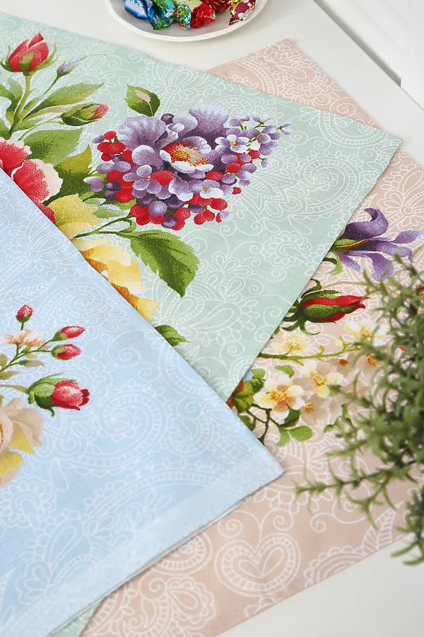 Полотенце 32596 НАТАЛИ, пионы - фото 2