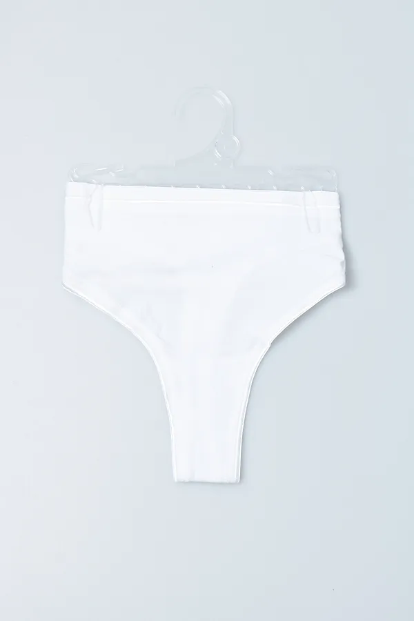 CONTE BASIC COLLECTION LST 2000 Трусы женские "стринг" (на вешалке) CONTE ELEGANT, белый - фото 2