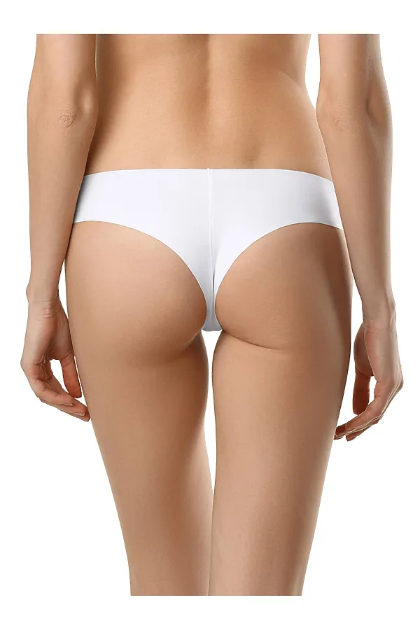CONTE INVISIBLE LBR 975 Трусы женские "бразилиана" (на вешалке) CONTE ELEGANT, белый - фото 2