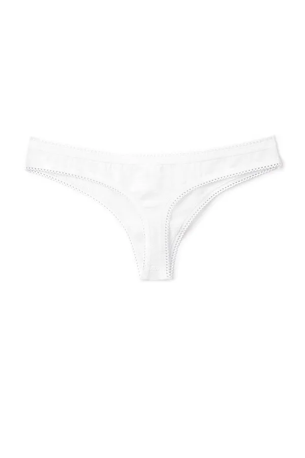 CONTE ULTRA SOFT LST 795 Трусы женские "стринг" (на вешалке) CONTE ELEGANT, белый - фото 2