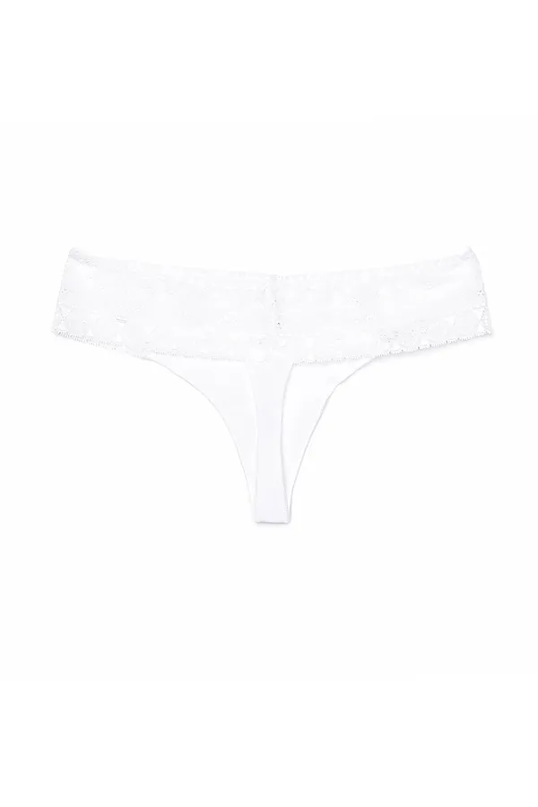 CONTE MACRAMER ART LST 776 Трусы женские "стринг" (в коробке) CONTE ELEGANT, белый - фото 2