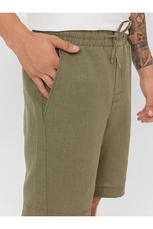 Шорты мужские MARK FORMELLE, оливковый - фото 2