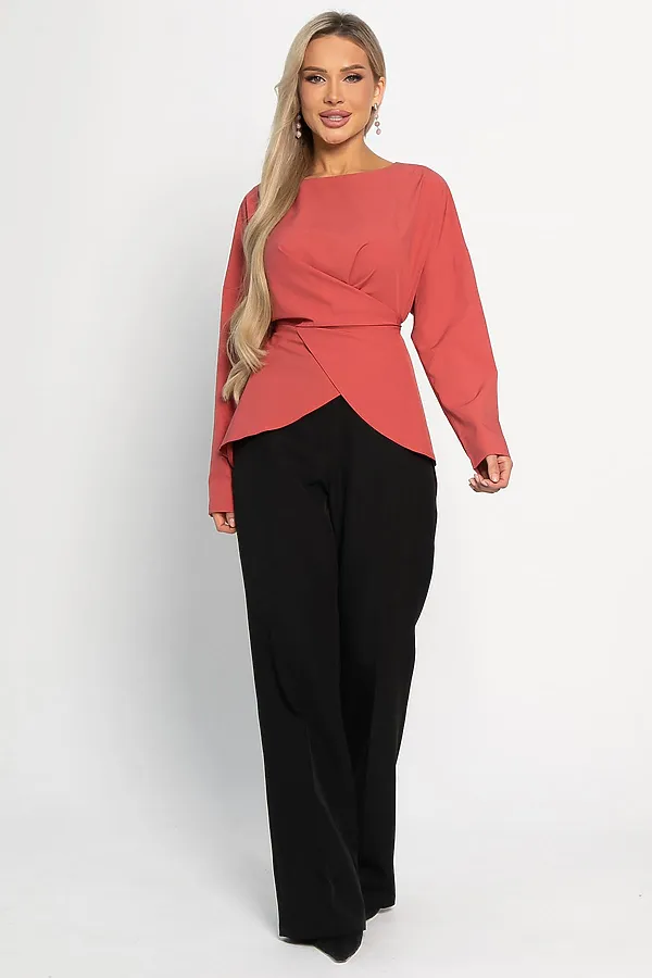 Блуза Леа LADY TAIGA, коралл - фото 2