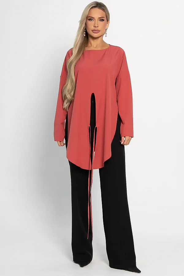 Блуза Леа LADY TAIGA, коралл - фото 2