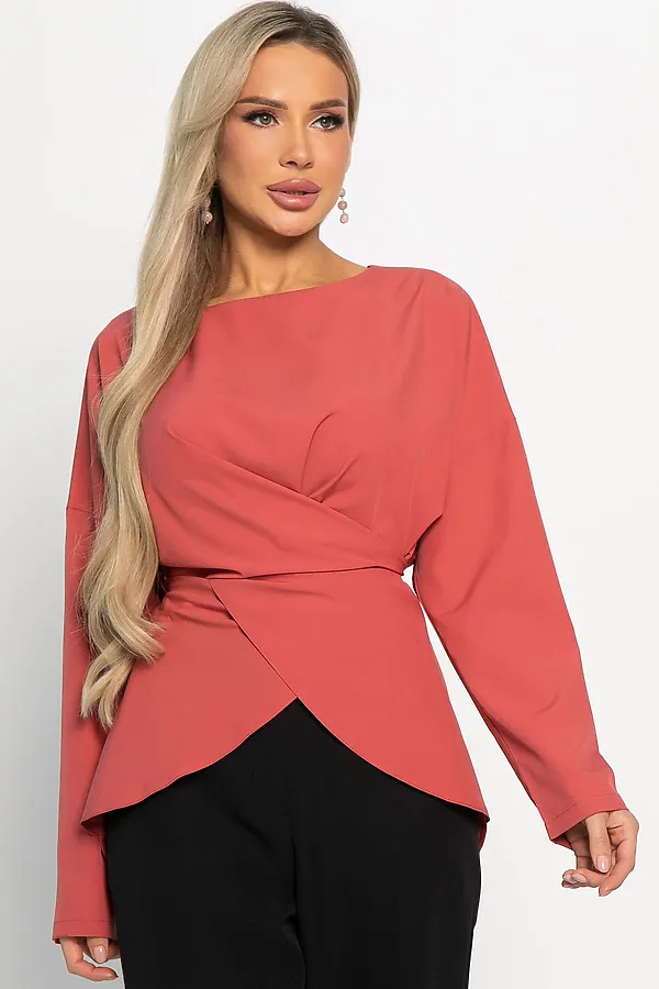 Блуза Леа LADY TAIGA, коралл - фото 2