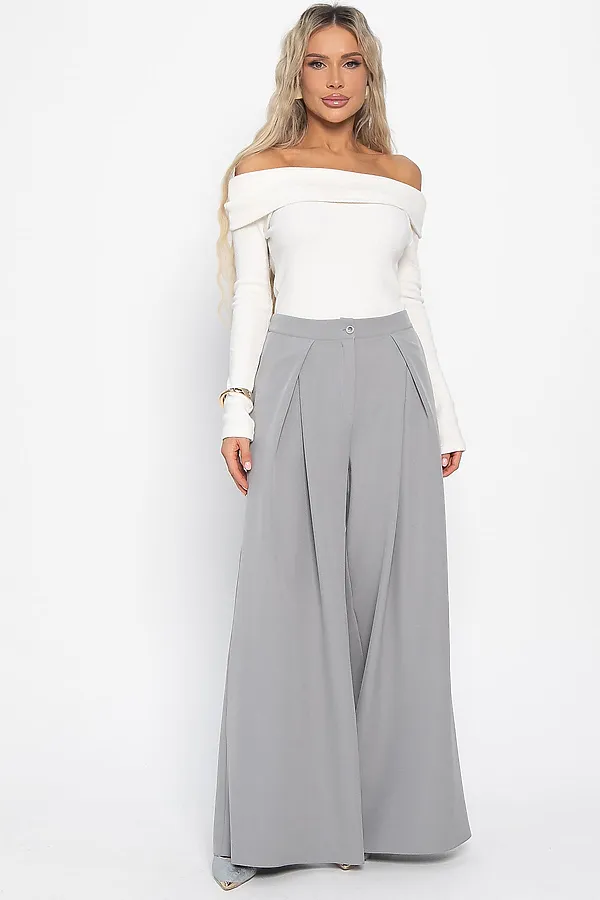 Брюки Безусловный приоритет LADY TAIGA, серые - фото 2