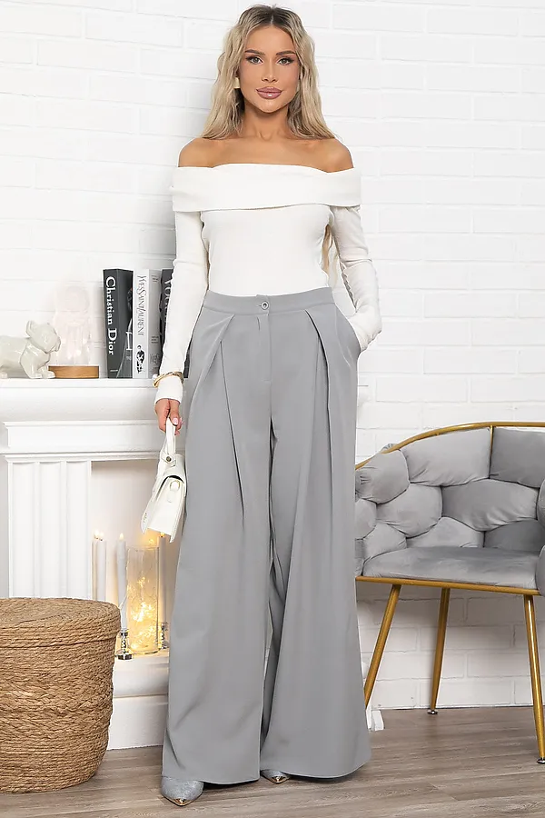 Брюки Безусловный приоритет LADY TAIGA, серые - фото 2