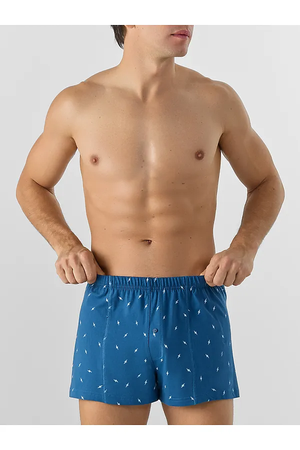 Трусы мужские MARK FORMELLE, молнии на синем - фото 2
