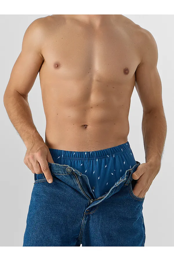 Трусы мужские MARK FORMELLE, молнии на синем - фото 2