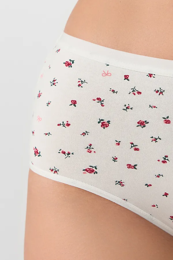 Трусы женские MARK FORMELLE, букетики на молочном - фото 2