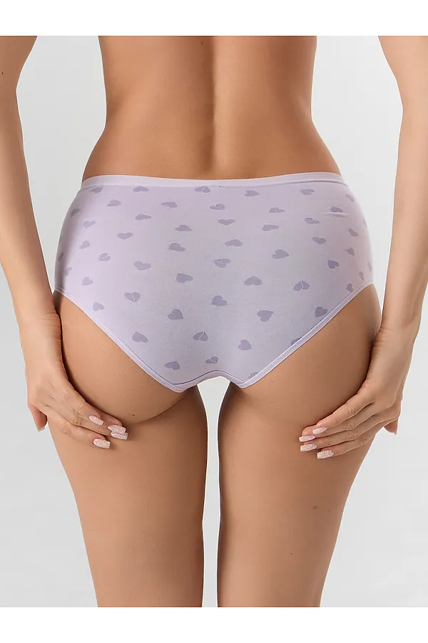 Трусы женские MARK FORMELLE, сердечки на сиреневом - фото 2