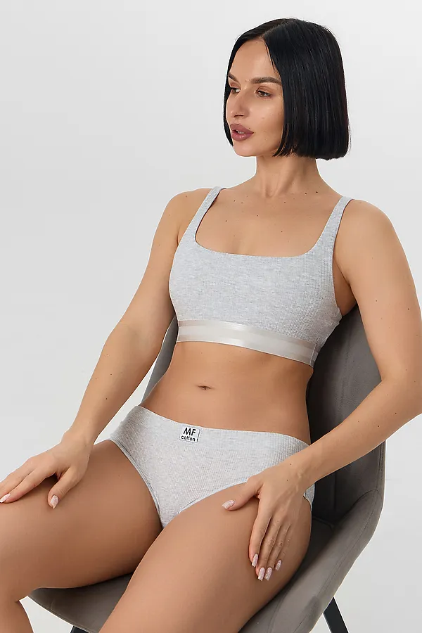 Трусы женские MARK FORMELLE, серый меланж 4306-а-1 - фото 2