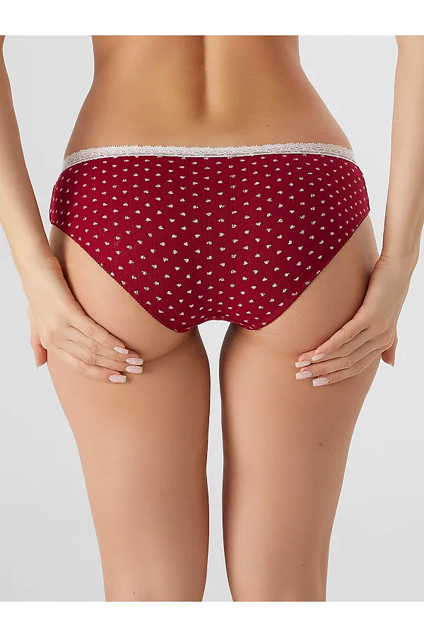 Трусы женские MARK FORMELLE, сердечки на т.красном - фото 2