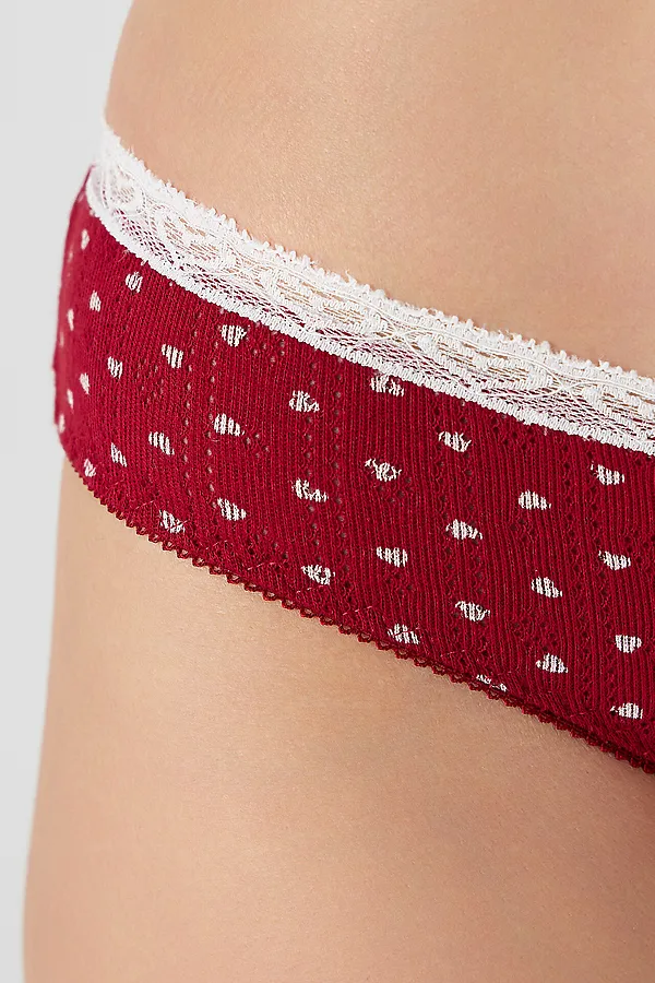 Трусы женские MARK FORMELLE, сердечки на т.красном - фото 2