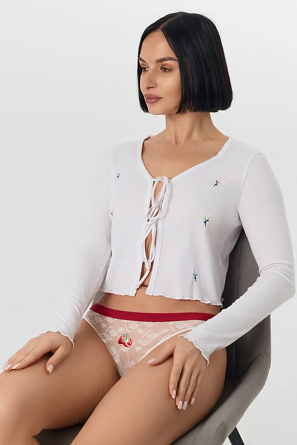 Трусы женские MARK FORMELLE, молочный +печать - фото 2