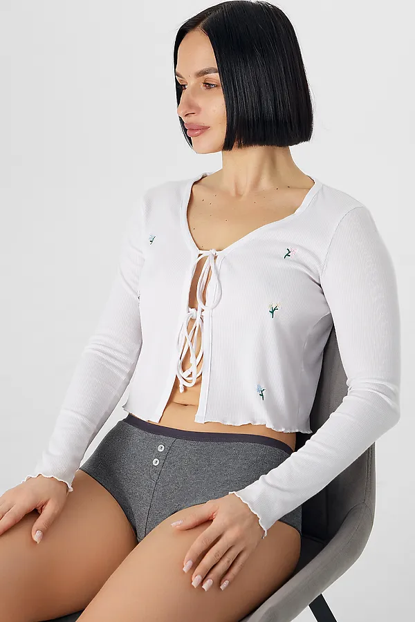 Трусы женские MARK FORMELLE, меланж темно-серый 4348-f-1 - фото 2