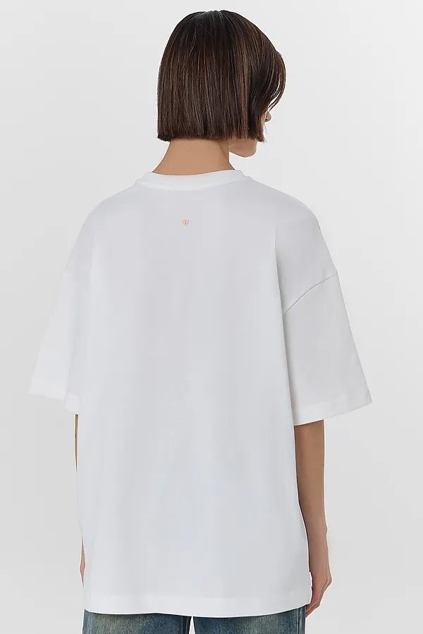 Футболка женская MARK FORMELLE, белый +печать19 - фото 2