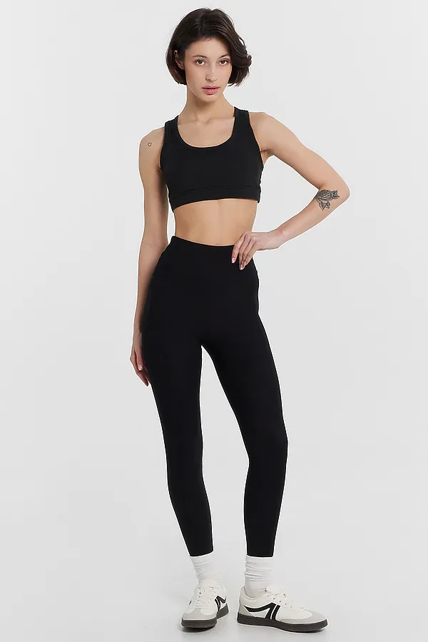 Леггинсы женские MARK FORMELLE, черный - фото 2