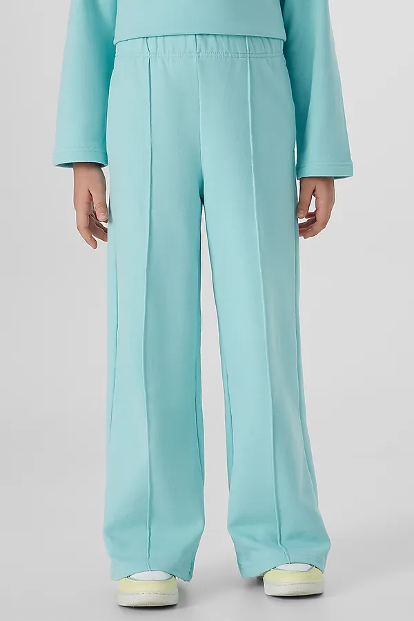 Комплект для девочек (свитшот, брюки) MARK FORMELLE, бирюзово -голубой +печать - фото 2