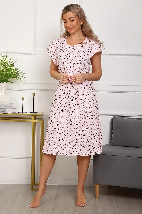 Сорочка 315 НАТАЛИ, розовый - фото 2